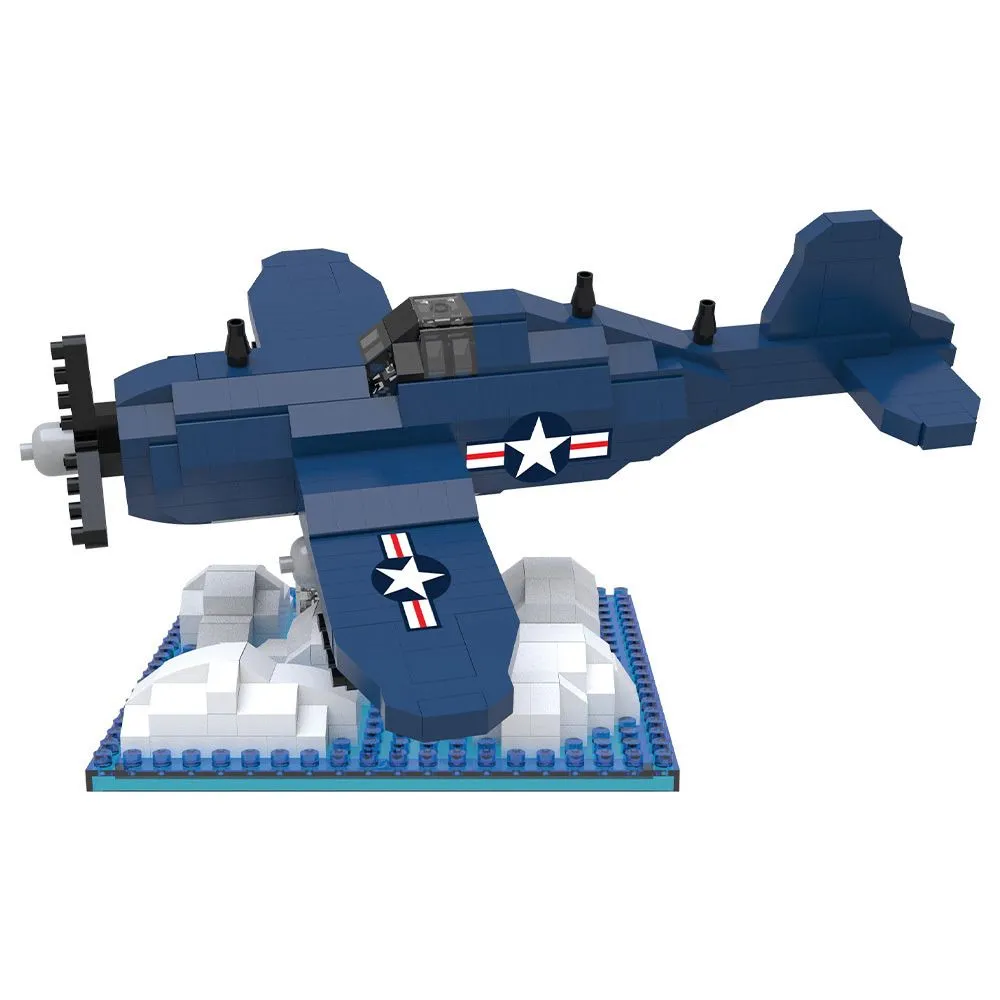 F4U Corsair Mini Building Block Display