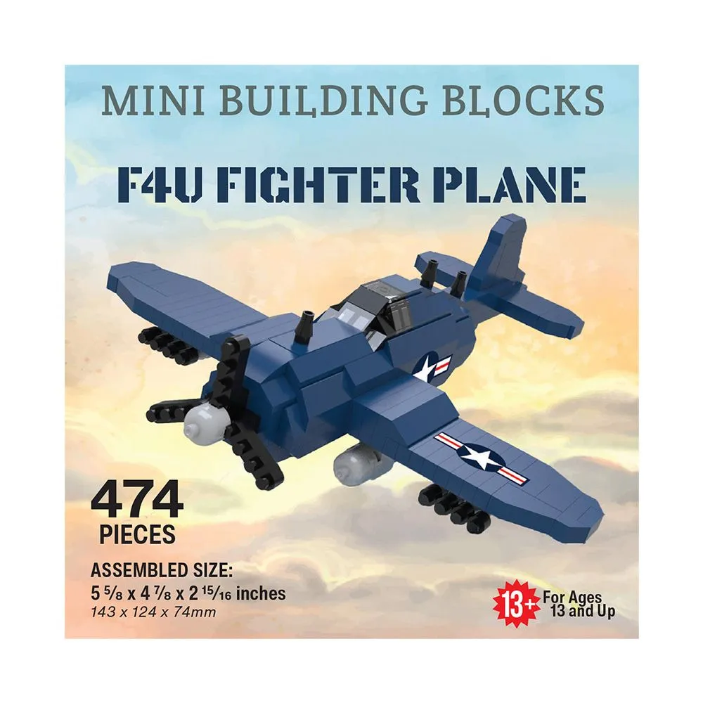 F4U Corsair Mini Building Block Display 4 F4U Corsair Mini Building Block Display