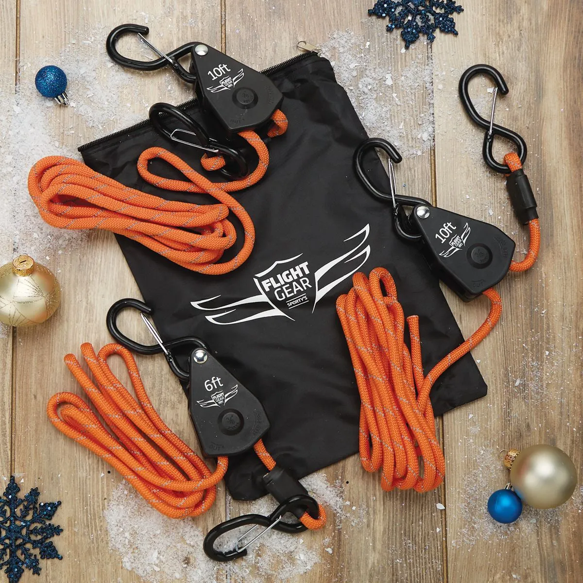 Flight Gear Pull Down Tie-Down Set