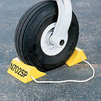 Aluminum Wheel Chocks – Safety Yellow (pair)