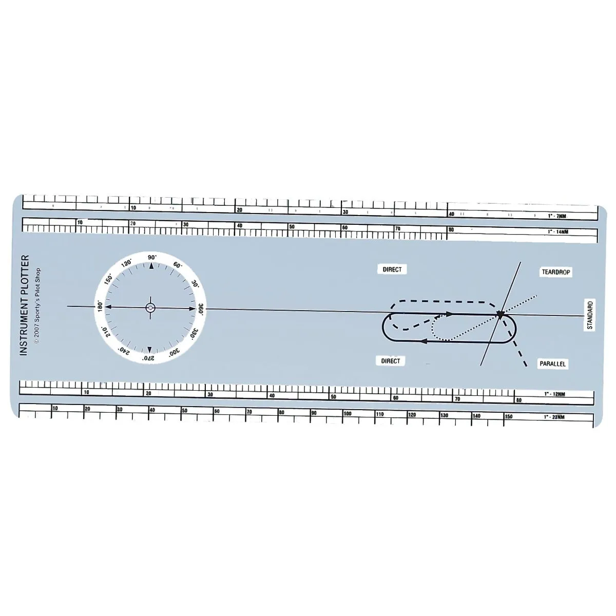 Instrument Plotter with Holding Entry Calculator (for U.S. Govt. FAA Instrument Charts)
