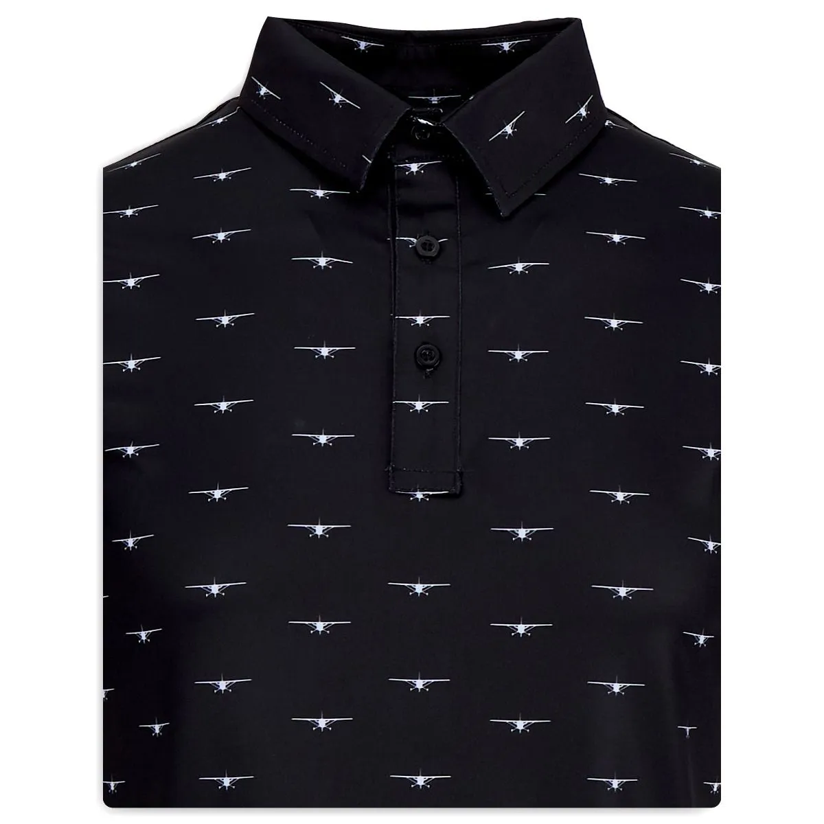 Nighttime Approach (white planes) AeroWearâ„¢ Polo