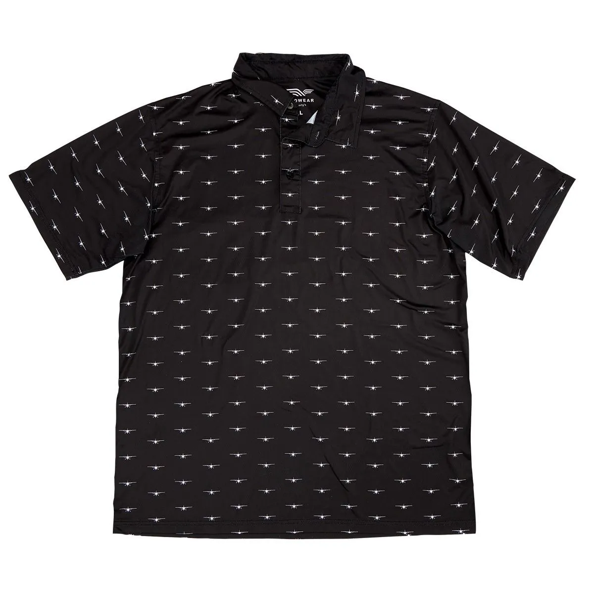 Nighttime Approach (white planes) AeroWearâ„¢ Polo