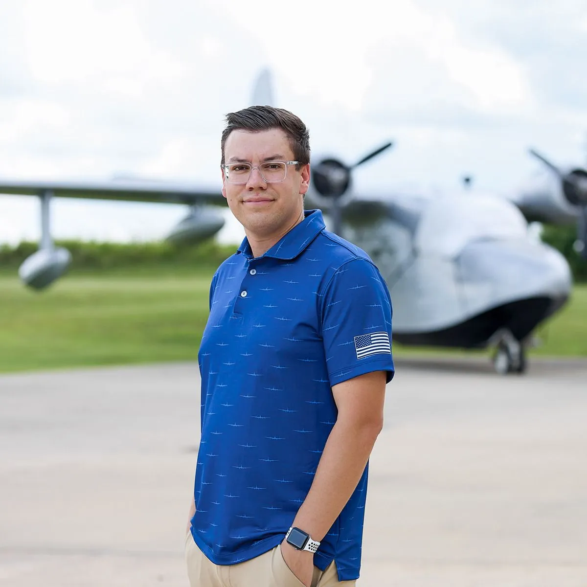 B-17 Bomber AeroWear™ Freedom Series Polo 1 B-17 Bomber AeroWear™ Freedom Series Polo