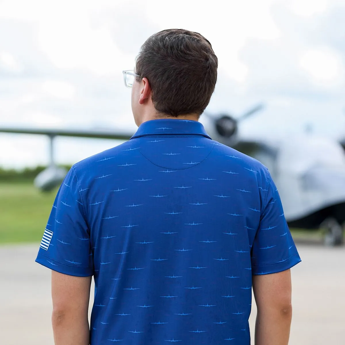 B-17 Bomber AeroWear™ Freedom Series Polo 4 B-17 Bomber AeroWear™ Freedom Series Polo
