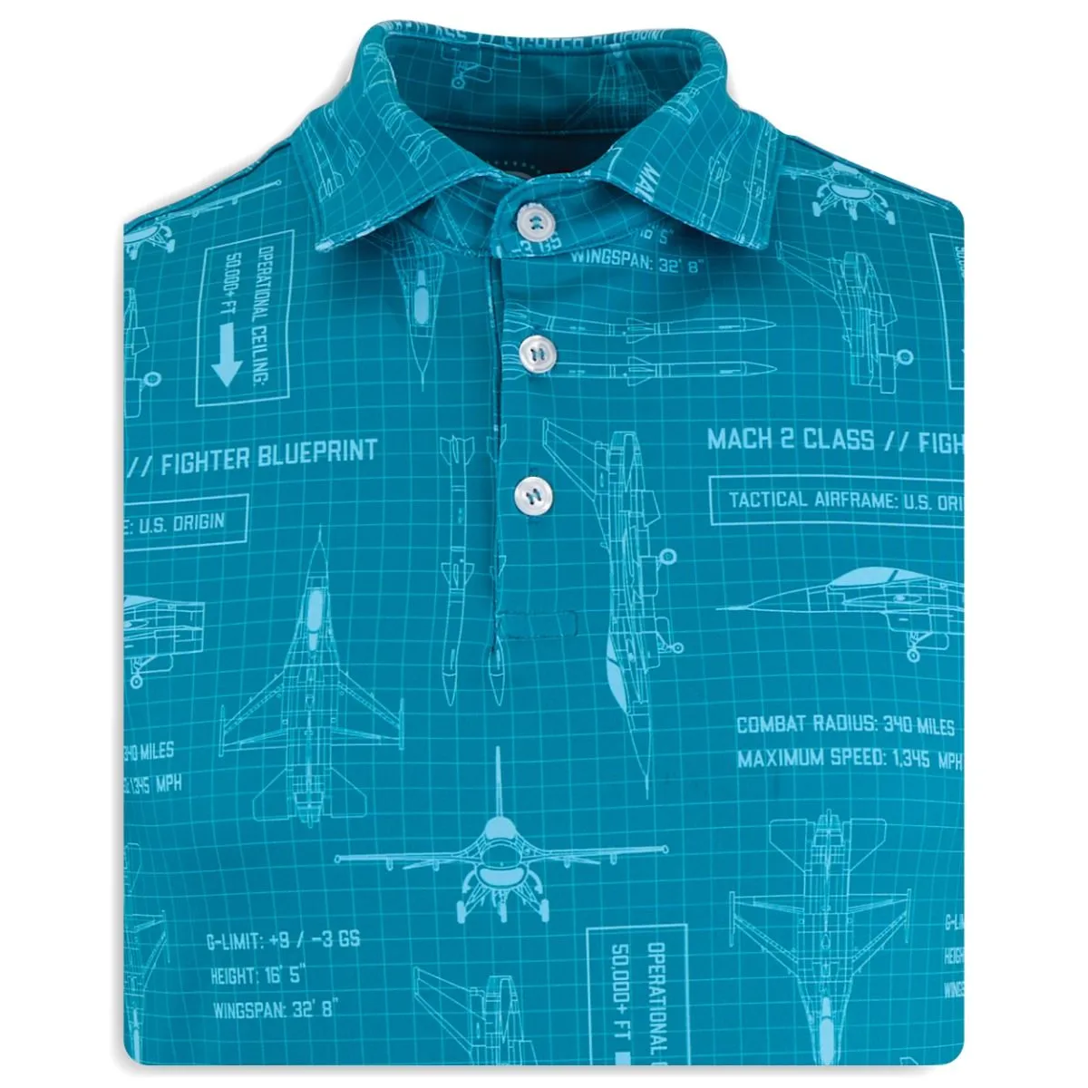 Fighter Jet AeroWear Freedom Series Polo