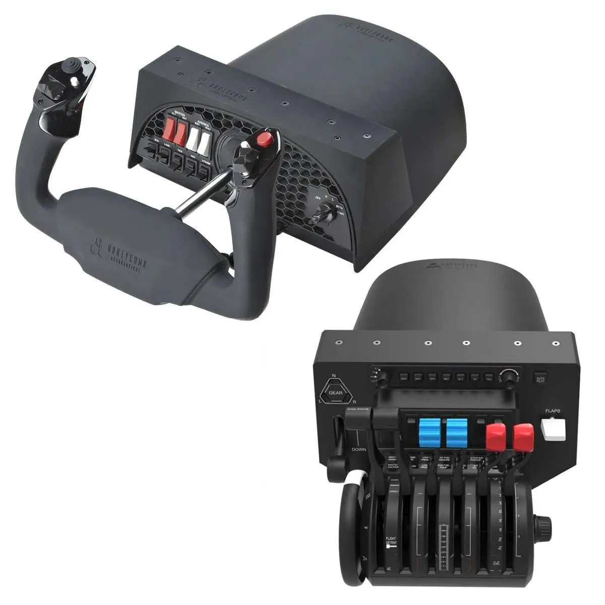 Honeycomb Alpha Flight Simulator Yoke and Bravo Throttle 4 Honeycomb Alpha Flight Simulator Yoke and Bravo Throttle