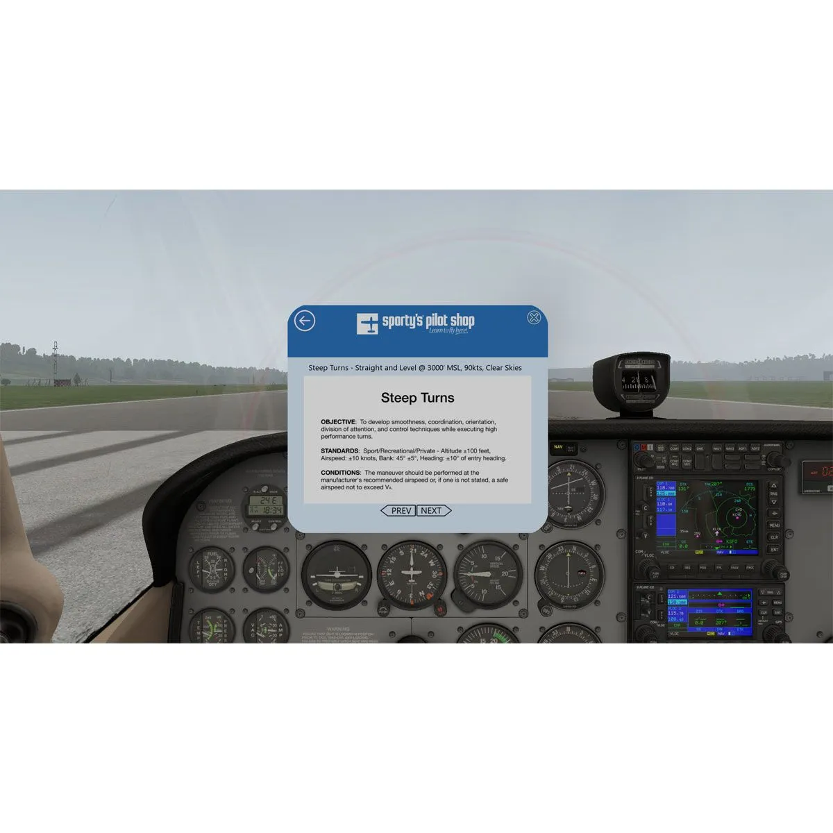 Sporty's Intro Flight Scenarios in X-Plane