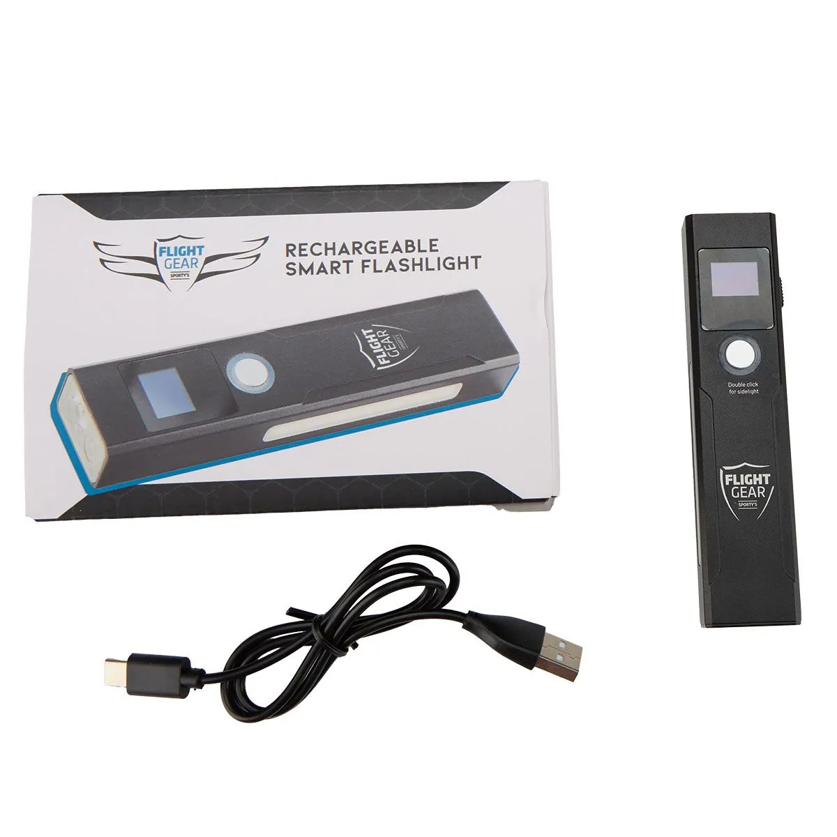 Flight Gear Rechargeable Smart Flashlightt 8 Flight Gear Rechargeable Smart Flashlight\t
