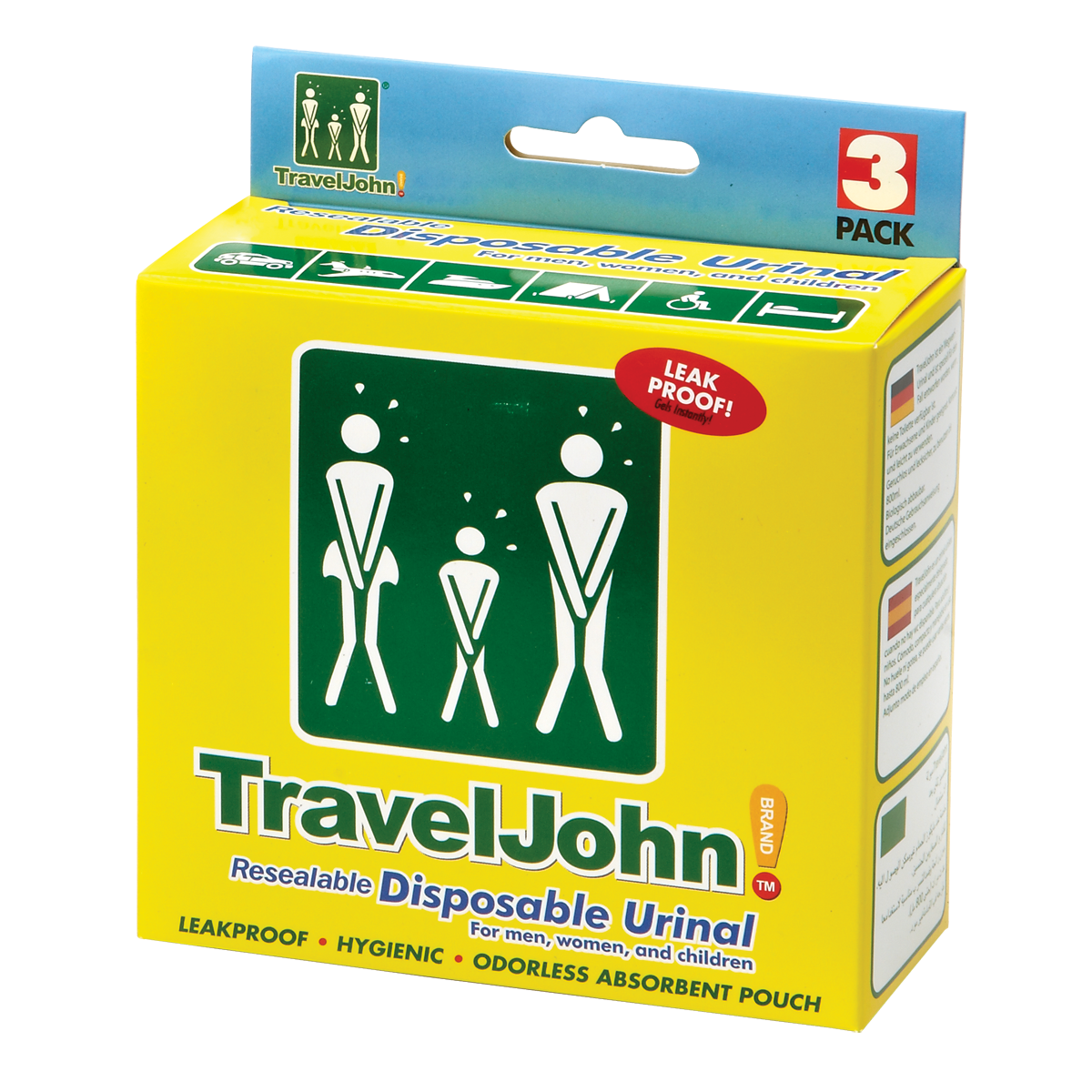 Travel John (Pack of Three) 2 Travel John (Pack of Three)