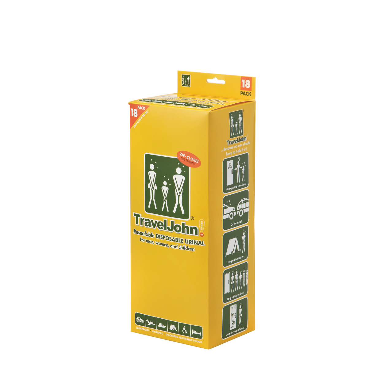 Travel John (Pack of 18)