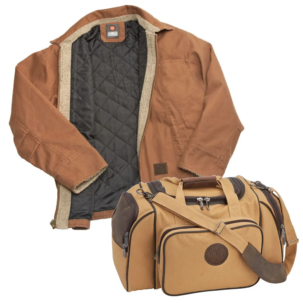Flight Outfitters Bush Pilot Duffle & Bush Pilot Jacket Bundle