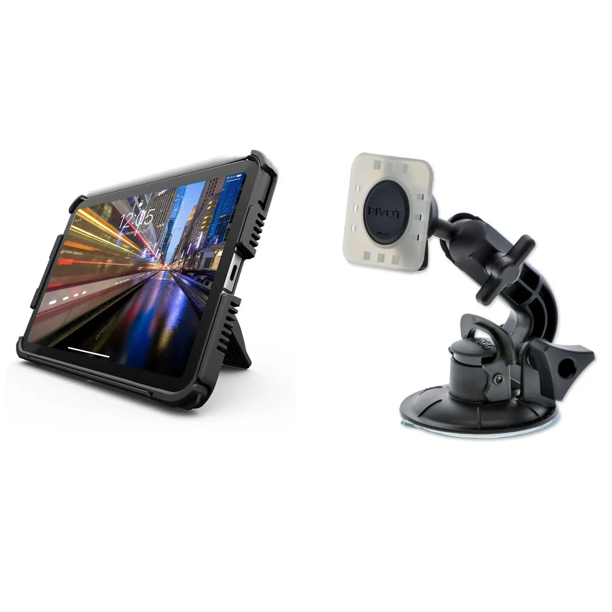 Pivot iPad Mini Gen 6\/7 Case with Suction Cup \t