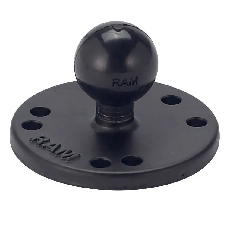 Ram Circle Base with 1 Ball\" (RAM-B-202U-2)