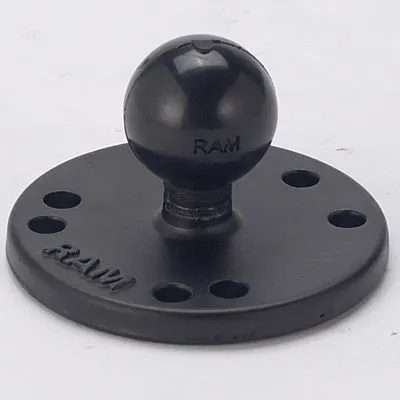 Ram Circle Base with 1 Ball\" (RAM-B-202U-2)