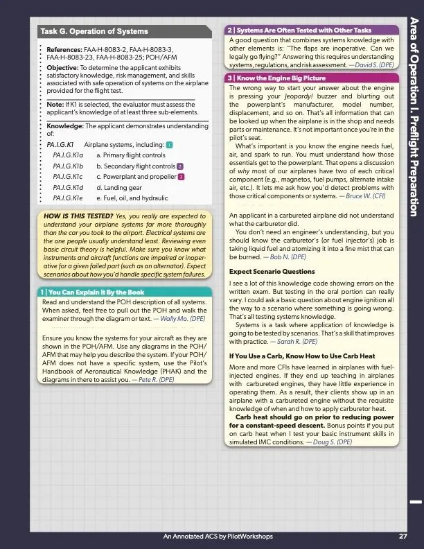 Checkride Insights - Annotated ACS (Private Pilot) 5 Checkride Insights - Annotated ACS (Private Pilot)