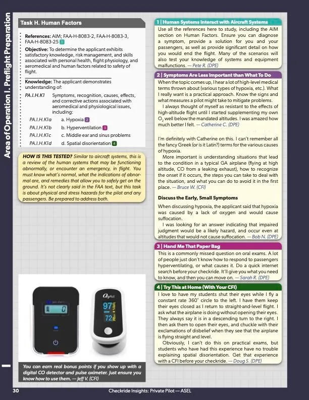 Checkride Insights - Annotated ACS (Private Pilot) 6 Checkride Insights - Annotated ACS (Private Pilot)