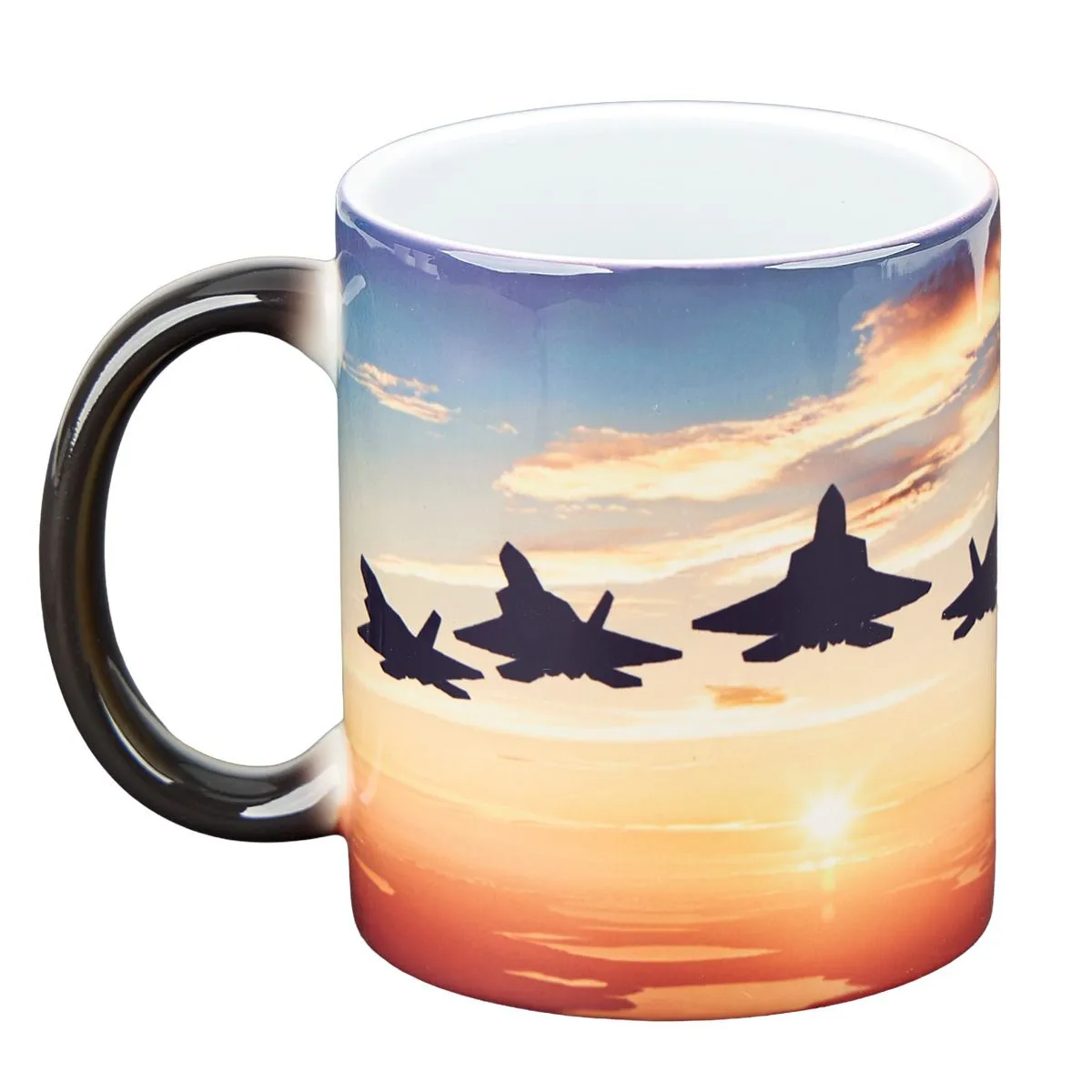 Stealth Fighter Color Changing Mug