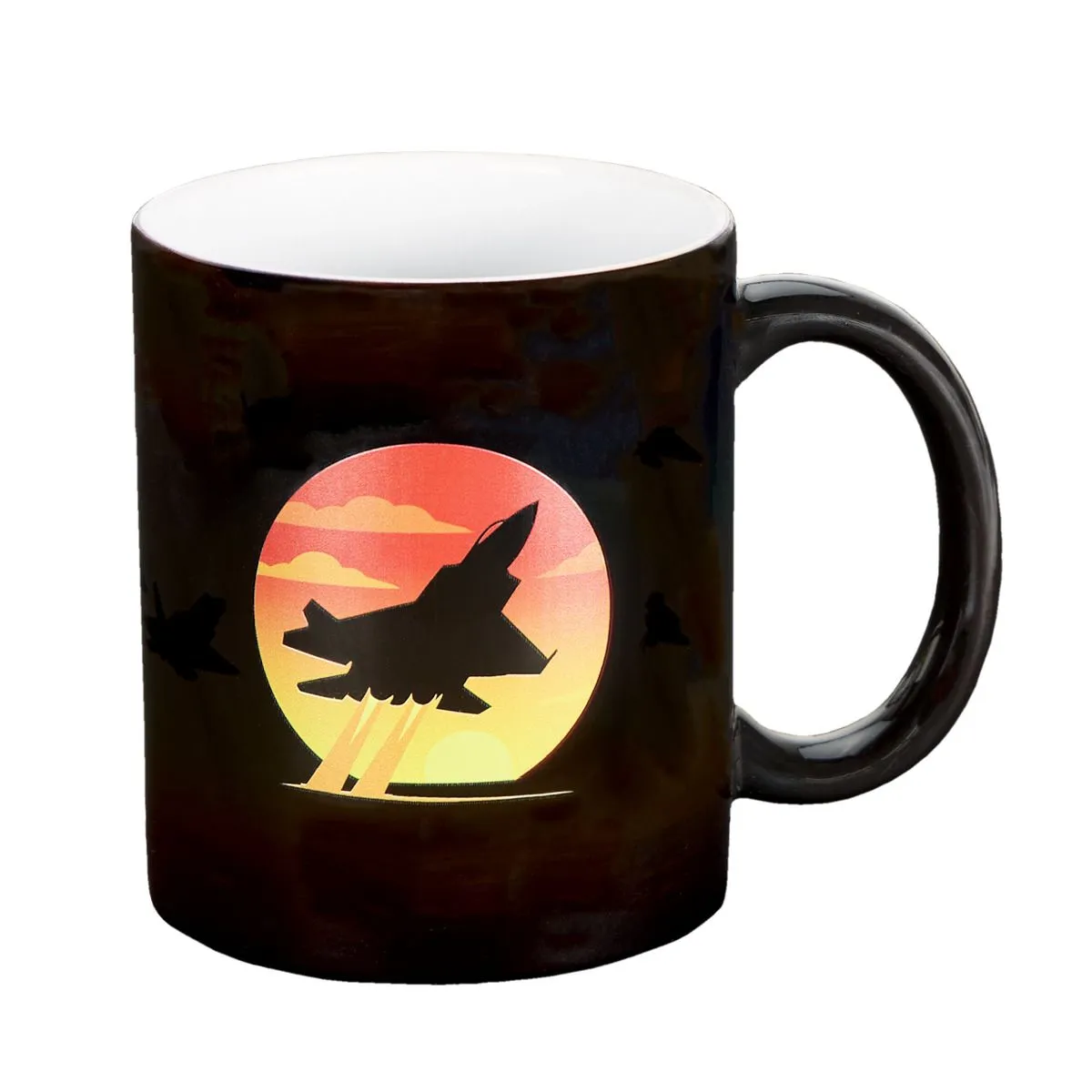 Stealth Fighter Color Changing Mug