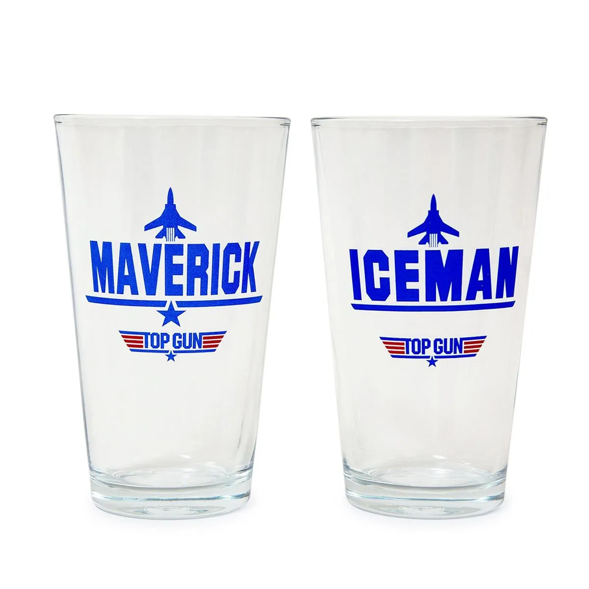 Top Gun (set of 2) 16oz. Pint Glassware Set